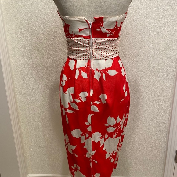 NIKI MARTIN VINTAGE SIDE BOW DRESS SIZE 4 - Picture 5 of 6